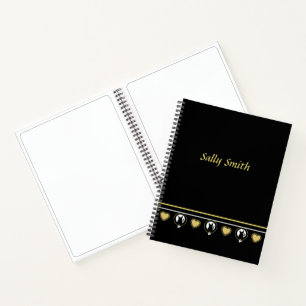 Love Cat Notebook by Poet Adiela Akoo - customize