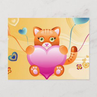 Love Cat Postcard