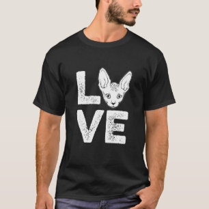 Love Cat Sphynx Cat T-Shirt