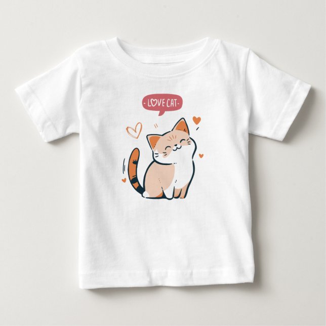 Love cat T-Shirt (Front)