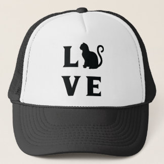 Love Cat Trucker Hat