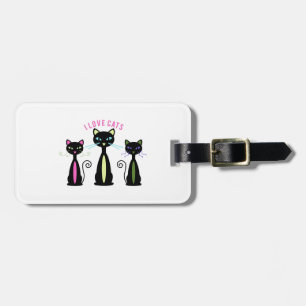 Love Cats Luggage Tag