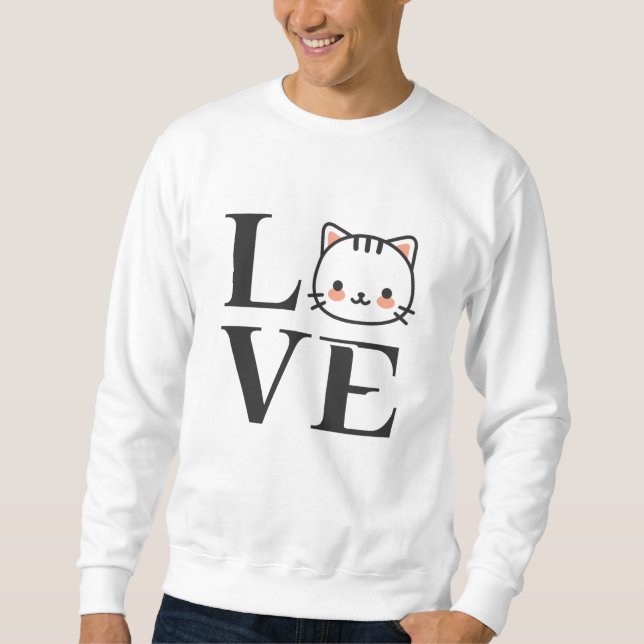 Love Cats Sweatshirt (Front)