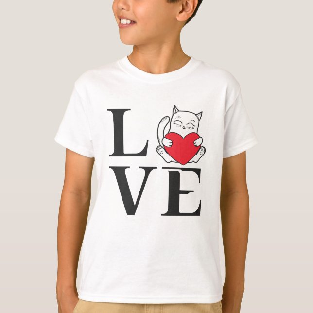 Love Cats T-Shirt (Front)