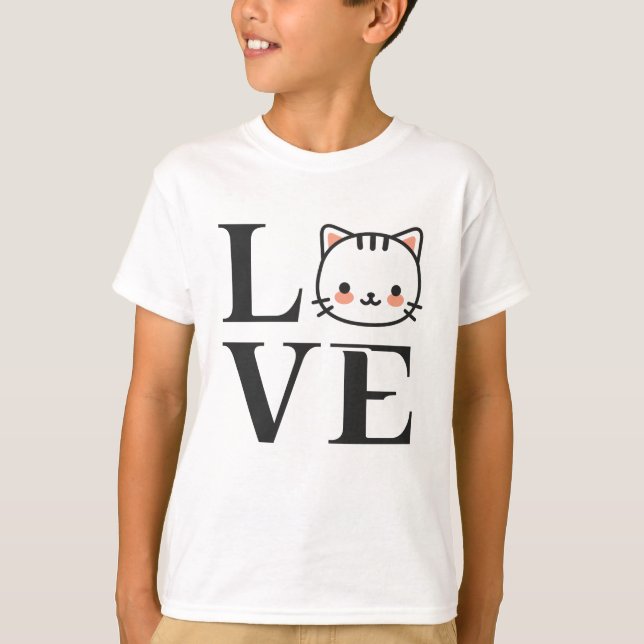 Love Cats T-Shirt (Front)