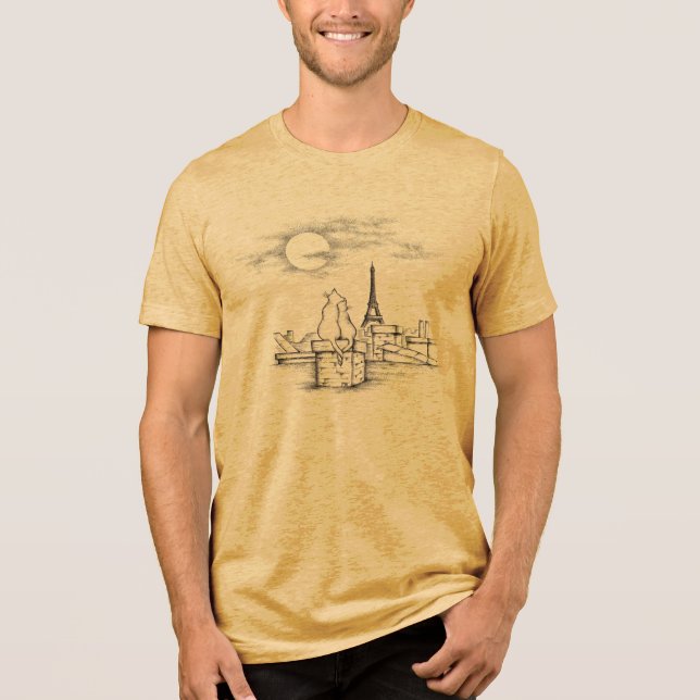 Love Cats Tri-Blend Shirt (Front)