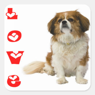 Love Cavalier King Charles Spaniel Puppy Sticker