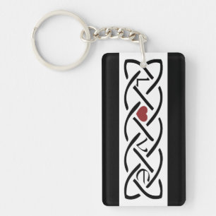Love Celtic Knot Keychain