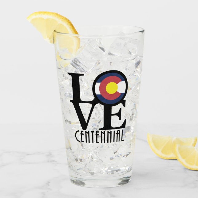 LOVE Centennial Colorado Glass (Front Ice)