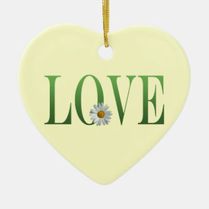 LOVE CERAMIC ORNAMENT