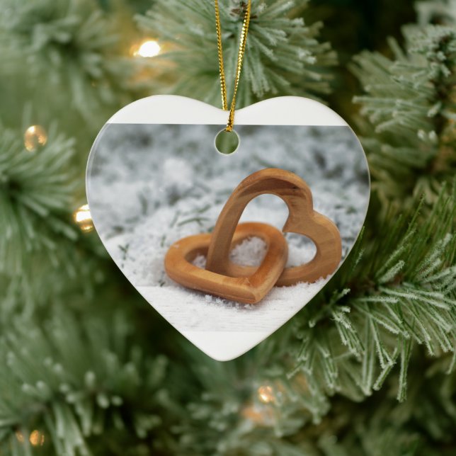 Love Ceramic Ornament (Tree)