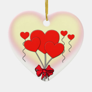 Love Ceramic Ornament