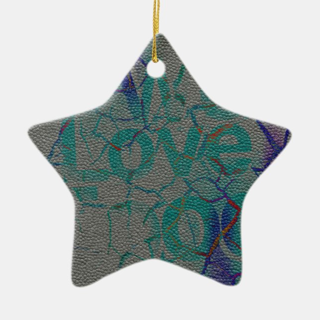 Love Ceramic Ornament (Front)