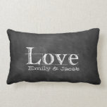 Love Chalkboard Personalized Pillow<br><div class="desc">Love Chalkboard Personalized Pillow</div>