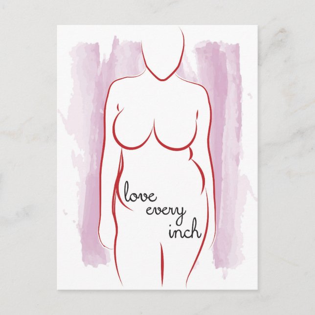 Love Chaque Pouce Carte Postale (Devant)