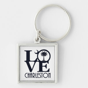 LOVE Charleston Keychain