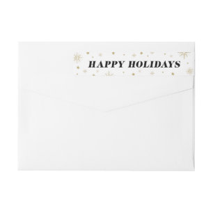 Love & Cheer Holiday Return Address Labels