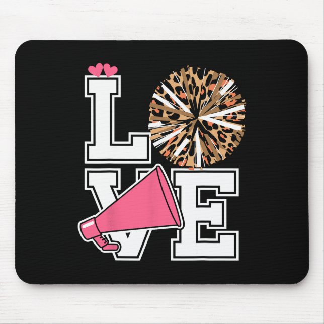 Love Cheerleading Cheerleader  Mouse Pad (Front)
