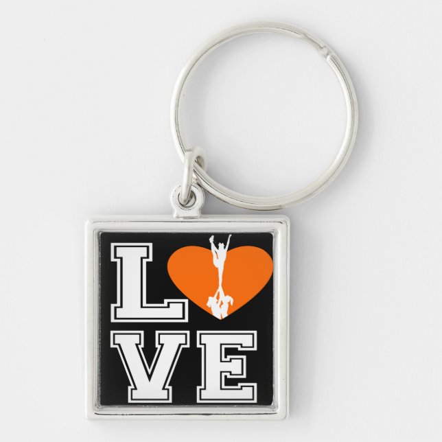 Love Cheerleading Keychain (Front)