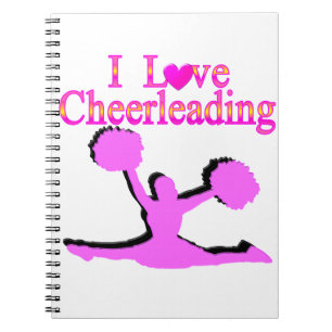 LOVE CHEERLEADING NOTEBOOK
