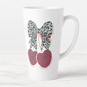 Love cherry much funny fruit latte mug