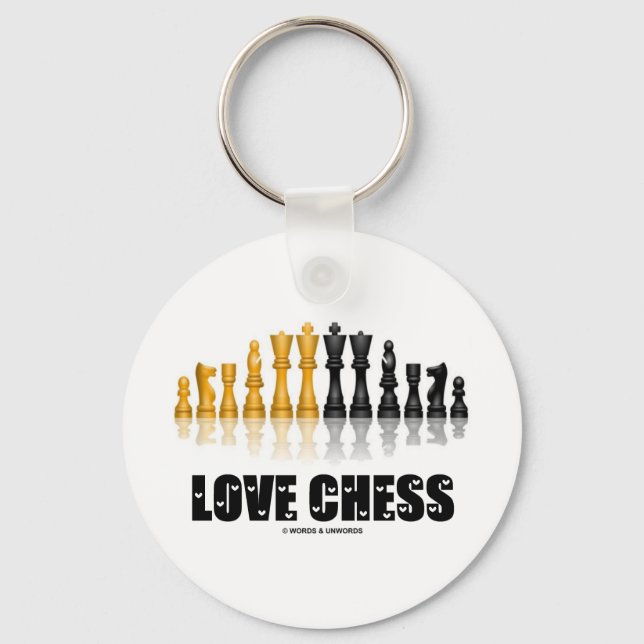Love Chess Keychain (Front)