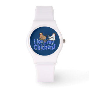 Love Chickens Watch