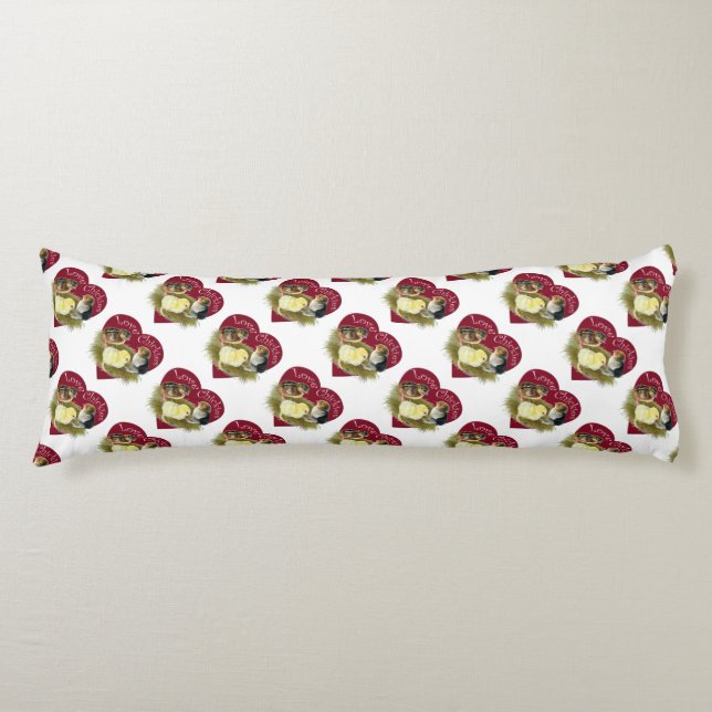 Love Chickies Body Pillow (Front)