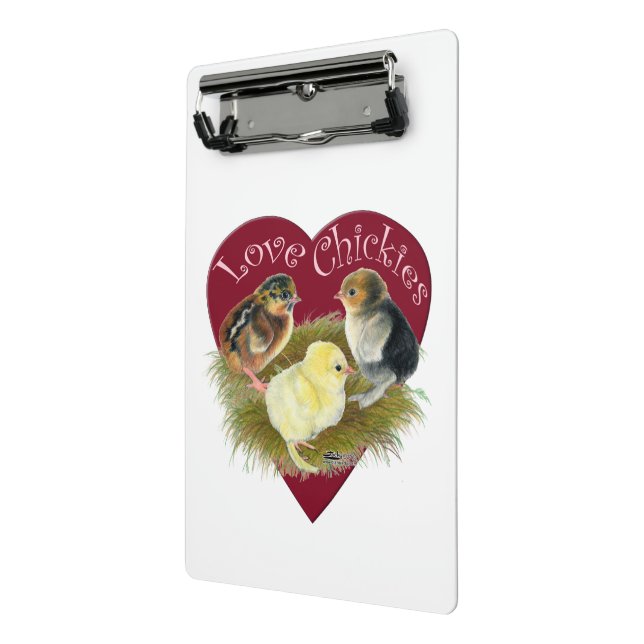 Love Chickies Mini Clipboard (Angled2)