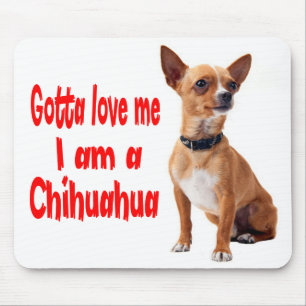 Love Chihuahua Puppy Dog Canine Mouse Pad