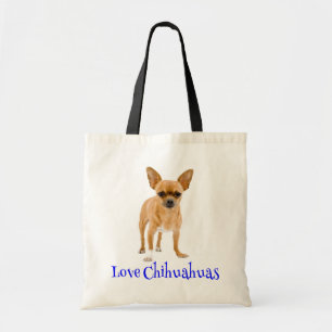 Love Chihuahua Puppy Dog Tote Bag