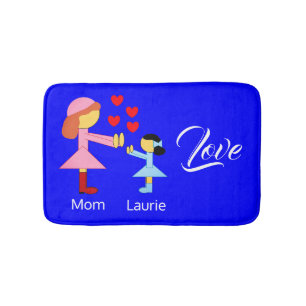Love Children: Blue Bath Mat