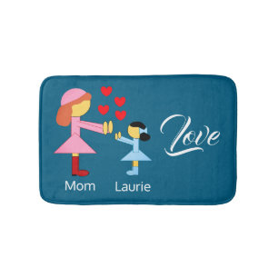 Love Children: Deep Sea Blue Bath Mat