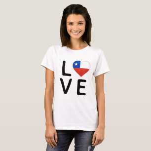 Love - Chile Flag T-Shirt