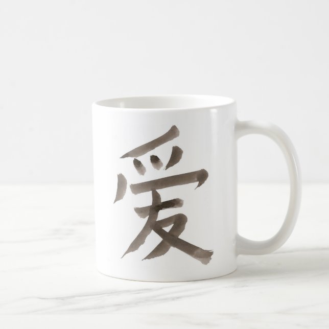love, Chinese word Coffee Mug (Right)