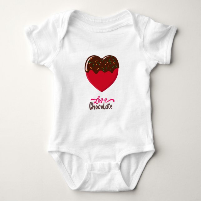 Love Chocolite Baby Bodysuit (Front)