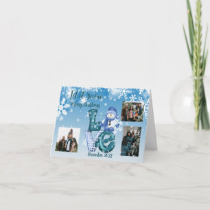 Love Christmas Folded Photo Card