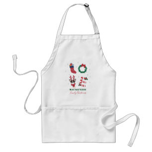 Love Christmas Matching Family Love Personalized Standard Apron
