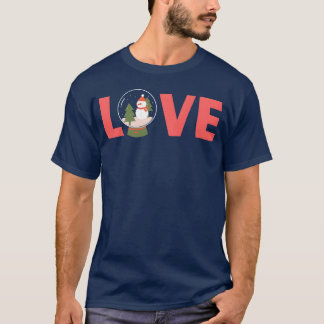 love christmas snowman friend T-Shirt
