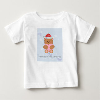 Love Christmas teddy bear Baby T-Shirt