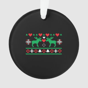 Love Christmas Ugly Ornament
