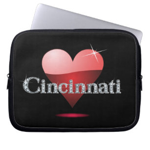 Love Cincinnati "Diamond Bling" Electronics Bag