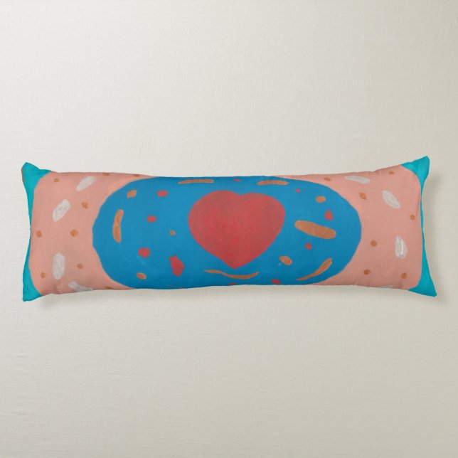 Love Circles  Body Pillow (Back)