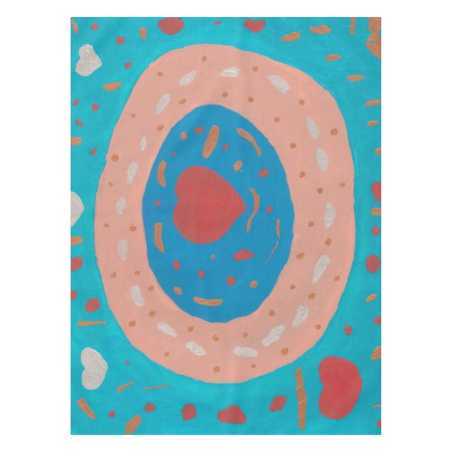 Love Circles Tablecloth (Front)