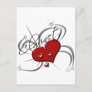 Love Clarinet Postcard
