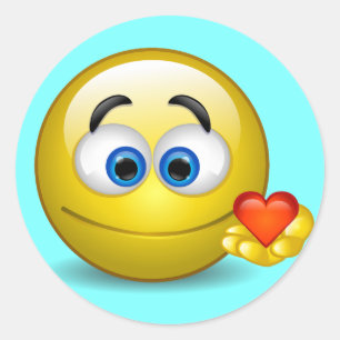 Love Classic Round Sticker