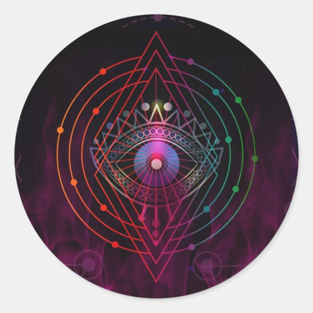 Love Classic Round Sticker (Front)