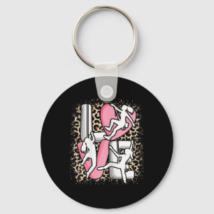 Love Climbing Bouldering Rock Climbing Climber Wom Keychain