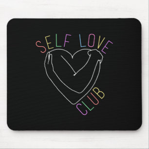 Love Club Mental Health Awareness Line Art For Sup Mouse Pad