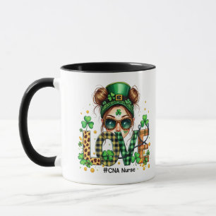 Love CNA Nurse HealthCare St Patrick's Day Mug
